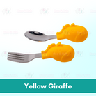 2PCS Soft Silicone Baby Spoon Set | Baby Infact Tableware Feeding Dishes Tableware For Kids Learn To Eat Training - Boo & Bub