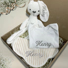 Personalized name embroidery newborn baby gift box set ( SULAM NAMA) - Boo & Bub