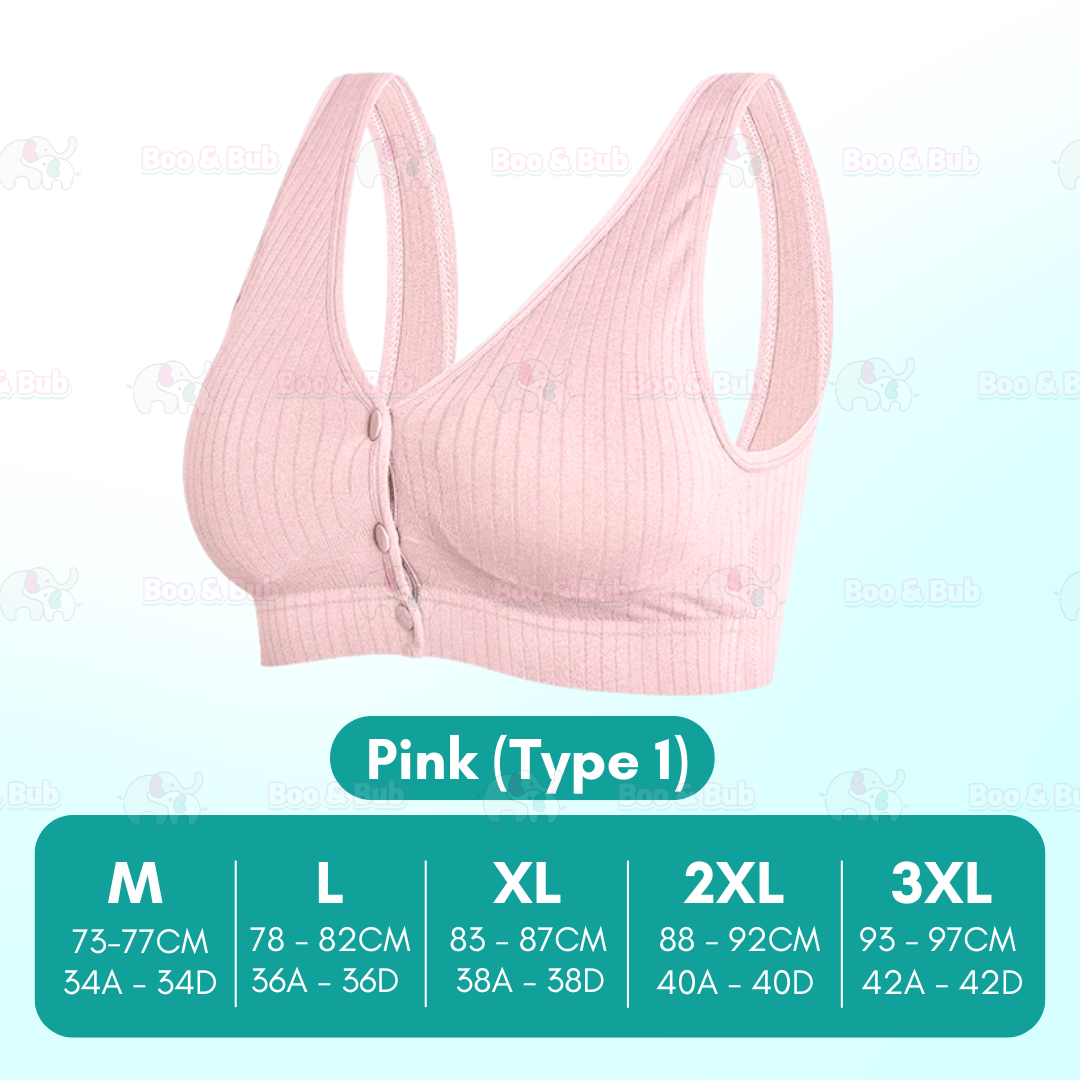 Nursing Bra | Cotton BreastFeeding Pregnant Women | Seamless  Maternity Underwear Anti-drooping Push Up - Boo & Bub
