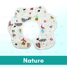 Flower Bib | Petal Pure Cotton Saliva Towel Newborn Comfort Infant Toddler Feeding Apron Soft Washable Bibs - Boo & Bub