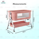 Boo&Bub Newborn Folding Baby Crib Multifunction Portable Baby Cot Adjustable portable baby Bed travel cot katil bayi - Boo & Bub