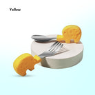 2PCS Soft Silicone Baby Spoon Set | Baby Infact Tableware Feeding Dishes Tableware For Kids Learn To Eat Training - Boo & Bub