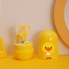 4pcs Newborn Baby Nail Care Set Kit | Cute Infant Finger Trimmer Scissors Nail Clippers Cartoon Animal Storage - Boo & Bub