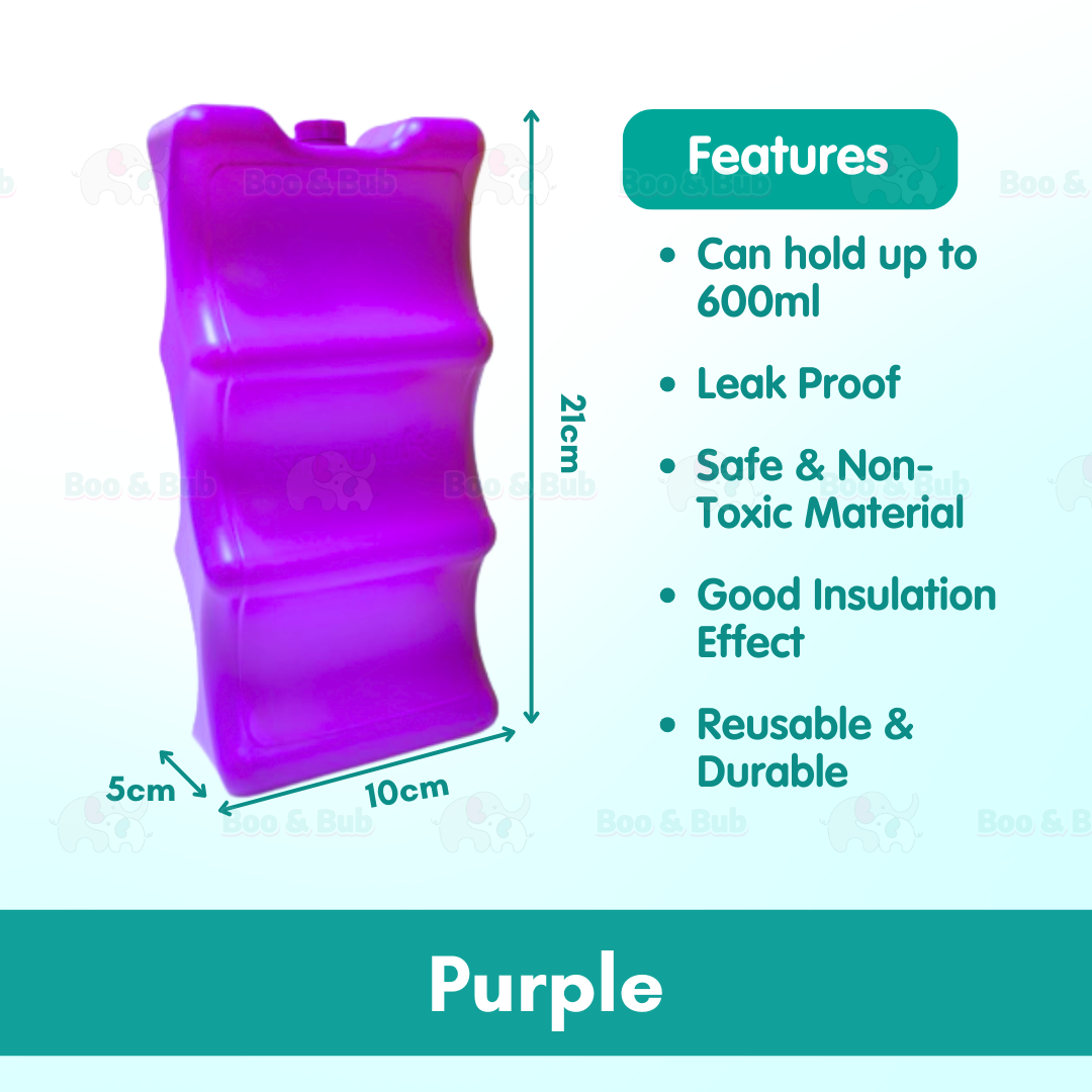 Reusable Ice Pack Cooler | Water Box Lunch Boxes Breast Milk Bags For Picnic CampingTravel Food - Boo & Bub