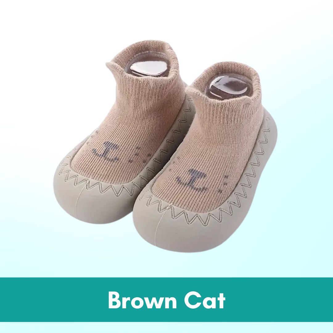 Boo&Bub Baby Shoes Toddler First Walking Shoes Non-Skid Infant Sneakers Breathable Knitted Mesh Boy & Girls Tennis Shoes - Boo & Bub
