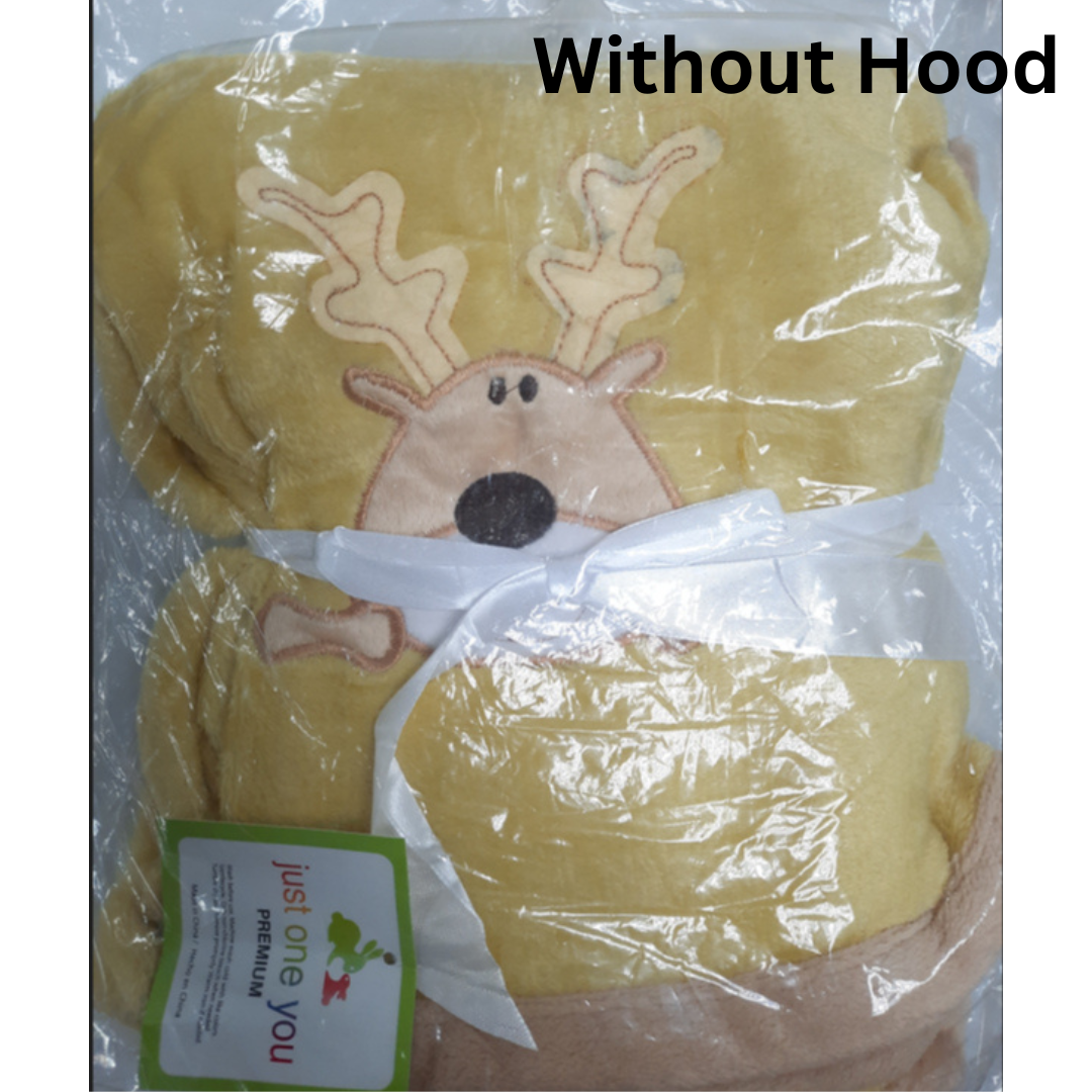 Boo&Bub Hooded Baby Blanket | Swaddle Newborn Thermal Soft Fleece Blanket Solid Bedding Set Cotton Quilt Infant Bedding - Boo & Bub