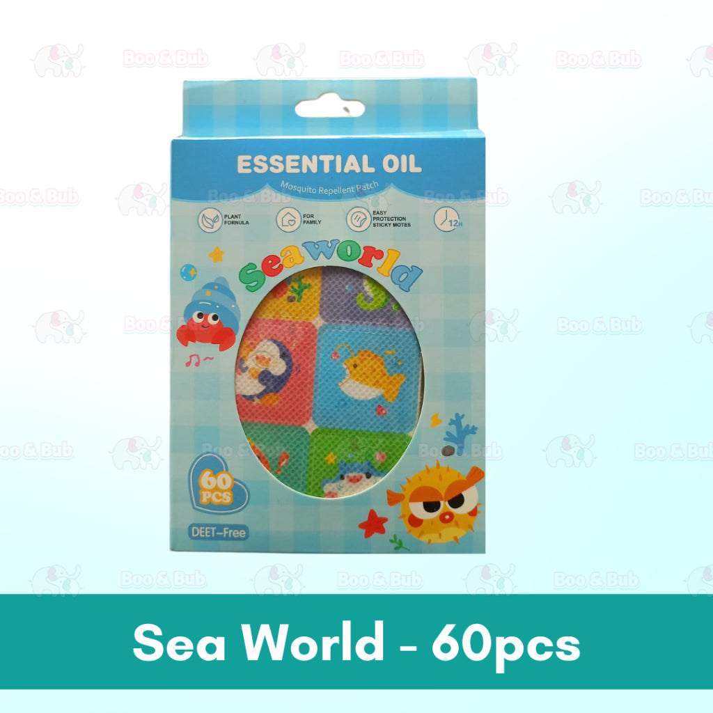 Boo&Bub Baby Mosquito Repellent Patch Anti mosquito sticker Ubat Nyamuk Penghalau Nyamuk Essential Oil sticker 防蚊贴 驱蚊贴 - Boo & Bub