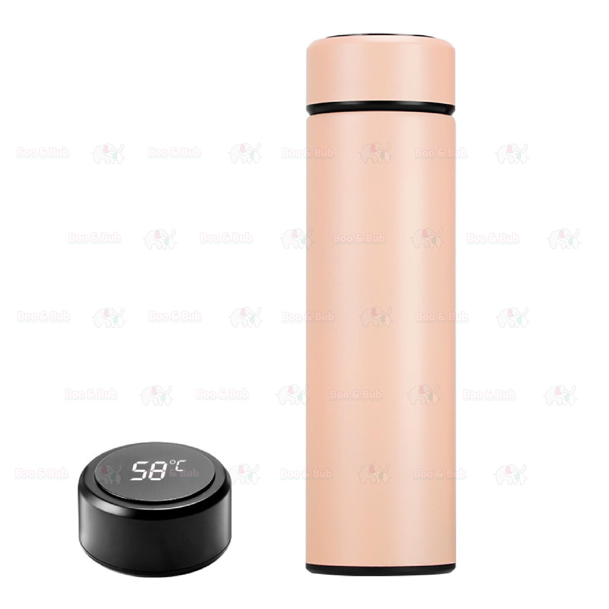 Thermo Flask with Temperature Display | Water Bottle Stainless Steel Sport Thermos Cups - Boo & Bub