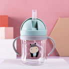 260ml Newborn Water Bottle Leak Proof with Handle | BFA Free Drinking Water Bottle Straw Cup - Boo & Bub