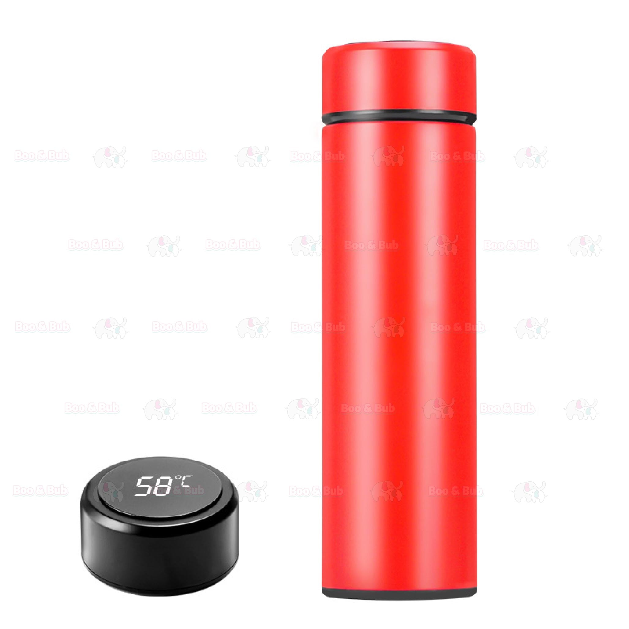 Thermo Flask with Temperature Display | Water Bottle Stainless Steel Sport Thermos Cups - Boo & Bub
