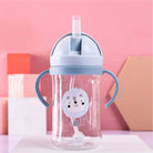 260ml Newborn Water Bottle Leak Proof with Handle | BFA Free Drinking Water Bottle Straw Cup - Boo & Bub