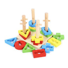 Wooden Educational Toys Kids Early Learning Montessori Building Blocks  | mainan edukasi - Boo & Bub