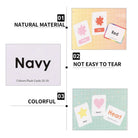 Early Learning Flash Card Kad Animal Shape Colour Body Number Alphabet Fruit Weather Budak Kids Education Card - Boo & Bub