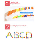 80 PCS Domino Train - Boo & Bub