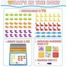 Counting Cognitive Toy | Early Education Montensorri Color Classification Card Soft Dinosaur Animal Vehicle Toys - Boo & Bub