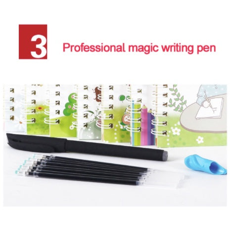 Learn to Write Book | Reusable Children's Copybook For Hand Writing Practice Word Book For Kids Baby Art Book Toy - Boo & Bub