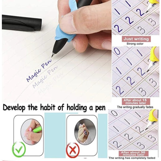 Learn to Write Book | Reusable Children's Copybook For Hand Writing Practice Word Book For Kids Baby Art Book Toy - Boo & Bub