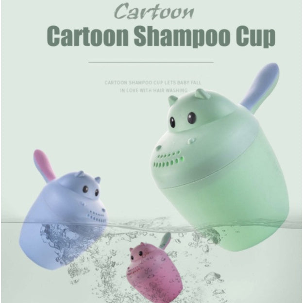 Cartoon Baby Shower Cup | toddler shampoo cup children bathing toy Kid children bathing tools - Boo & Bub