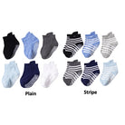 6 Pairs - 0 to 5 Years Anti-slip Socks | Cotton Ankle Grips Baby Toddler Kids Boys Girls breathable Comfortable Sport - Boo & Bub