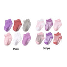 6 Pairs - 0 to 5 Years Anti-slip Socks | Cotton Ankle Grips Baby Toddler Kids Boys Girls breathable Comfortable Sport - Boo & Bub