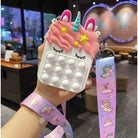 Cute Push Pop Purse | Fidget Toys Coin wallet bag Pops It Bubble Sensory Toys For Children Anti Stress Relief - Boo & Bub