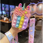 Cute Push Pop Purse | Fidget Toys Coin wallet bag Pops It Bubble Sensory Toys For Children Anti Stress Relief - Boo & Bub