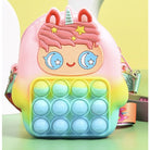 Cute Push Pop Purse | Fidget Toys Coin wallet bag Pops It Bubble Sensory Toys For Children Anti Stress Relief - Boo & Bub
