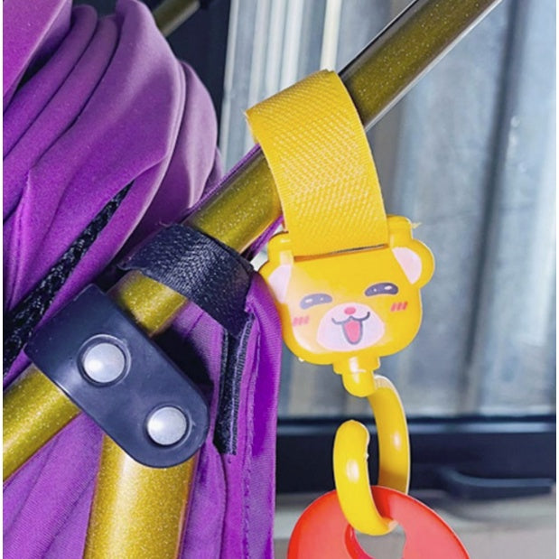 Cute Baby Hanger | Baby Multipurpose Stroller Hook Pram Cartoon Pattern Baby Car Accessories Organizer - Boo & Bub