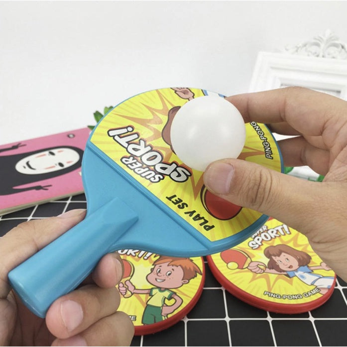 Ping Pong Kid Toy | table tennis 2 Racket With Bats Balls Kids Children Fun time sports exercise - Boo & Bub