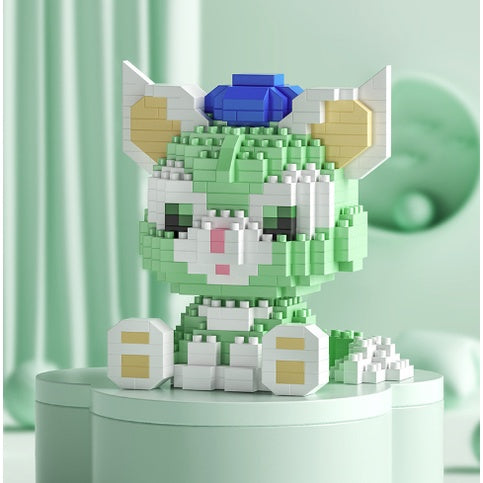 Boo&Bub Mini Cartoon Lego Block | DIY kid Disney Character Model Building Blocks Nano block Action Figures 积木 模型 - Boo & Bub