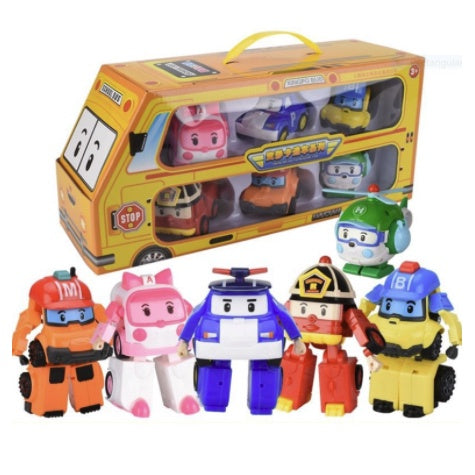 Robocar Transformation Car | Policar Toy for birthday christmas gift | Permainan kereta Poli robot budak kanak - Boo & Bub