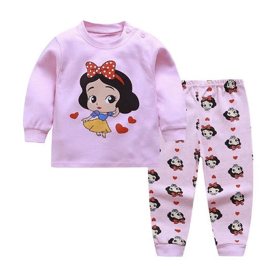 Kid Pyjamas Set | Cartoon Cute Children Sleepwear | Cotton Soft Baby Nightwear Clothes Pajamas | Baju Tidur Budak - Boo & Bub