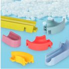 Baby Bath Slideway Toy | Wall Suction Cup Assembling Tracks Little Yellow Duck Toy | Baby Bathing Water Toy - Boo & Bub