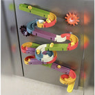 Baby Bath Slideway Toy | Wall Suction Cup Assembling Tracks Little Yellow Duck Toy | Baby Bathing Water Toy - Boo & Bub