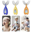 Children U-Shape Toothbrush | U shape Manual Tooth brush Kids Teeth Cleaning Tool Silicone Teeth Cleaning - Boo & Bub