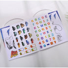 16-page Cartoon Coloring Sticker Book  | Cute Colouring Book Child Early Education Puzzle Learning Gift - Boo & Bub