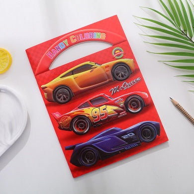 16-page Cartoon Coloring Sticker Book  | Cute Colouring Book Child Early Education Puzzle Learning Gift - Boo & Bub