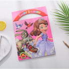 16-page Cartoon Coloring Sticker Book  | Cute Colouring Book Child Early Education Puzzle Learning Gift - Boo & Bub