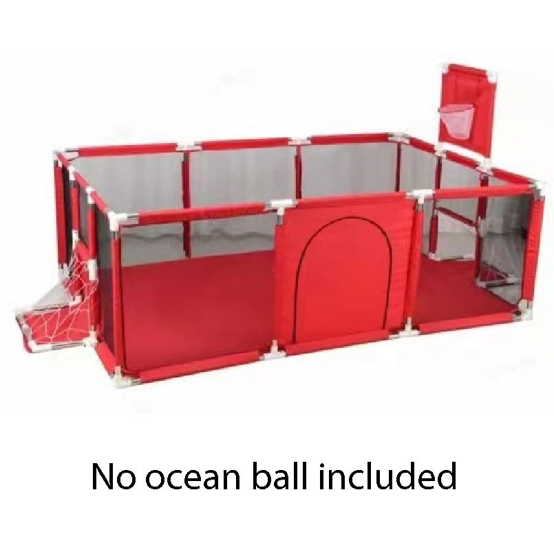 Children's Playpen Fench | Baby Toddler Children Net Playground Hexagon Barrier Baby Child Safety Kids Ocean Ball - Boo & Bub