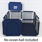 Children's Playpen Fench | Baby Toddler Children Net Playground Hexagon Barrier Baby Child Safety Kids Ocean Ball - Boo & Bub