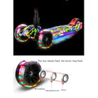 Kid Scooter Flashing Light Wheel | Foldable Aluminum skateboard kids Adjustable Height  Foot Scooters Toys Gifts - Boo & Bub