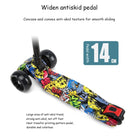 Kid Scooter Flashing Light Wheel | Foldable Aluminum skateboard kids Adjustable Height  Foot Scooters Toys Gifts - Boo & Bub