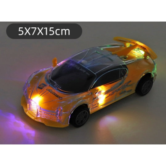 LED Music Light Race Car Toy | Kids Educational Flashing Police Cars Boys Musical Electric Sports Car Model Toys - Boo & Bub