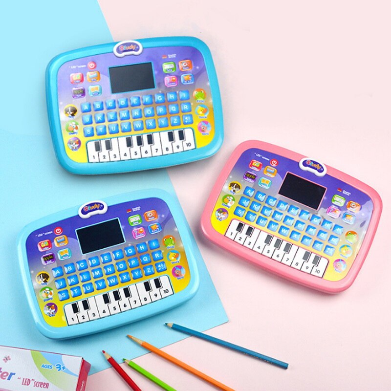 Educational Computer Toy with LED Screen Display | Early Learning Tablet Toddler Multifunction Music Song Toy Kids - Boo & Bub