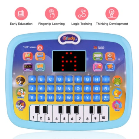Educational Computer Toy with LED Screen Display | Early Learning Tablet Toddler Multifunction Music Song Toy Kids - Boo & Bub
