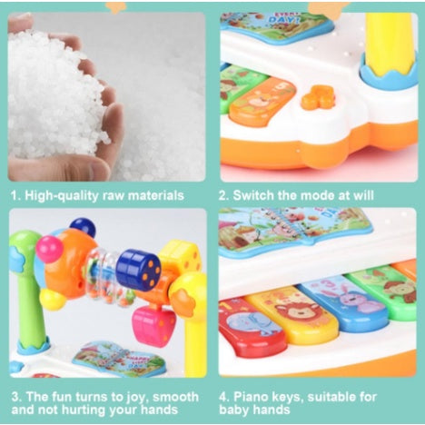 Music Piano Toy | Baby Early Montessori Light Sound Sensory Educational Toy Kids Musical Instrument Gift - Boo & Bub