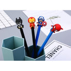 Super Hero Pen |  Black ink gel pen School Student Office Stationery Supplies Pens friend classmate birthday gift - Boo & Bub