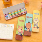 Cartoon Metal Stationery Box | Cute Creative Iron Pencil Case For Kids Kawaii Practical Storage Supplies Kid - Boo & Bub