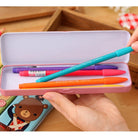 Cartoon Metal Stationery Box | Cute Creative Iron Pencil Case For Kids Kawaii Practical Storage Supplies Kid - Boo & Bub