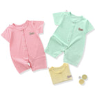 Baby Long Sleeve sleepsuit Romper Pyjamas | Cotton Clothes Newborn Cute Rompers Baby boy Girl Kids - Boo & Bub